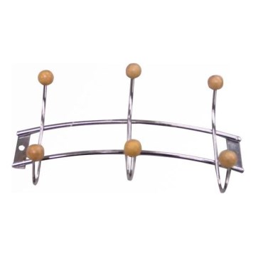 Wall hanger 11,5x21 cm shiny chrome