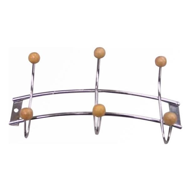 Wall hanger 11,5x21 cm shiny chrome