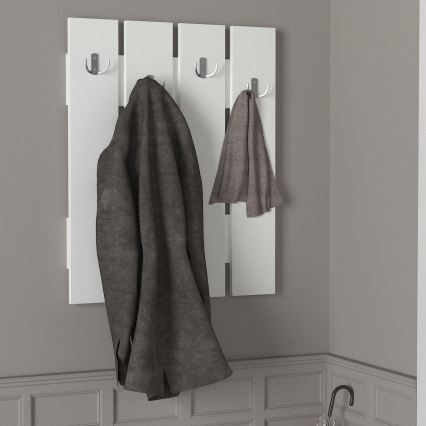 Wall hanger ANITA 80x64,7 cm white