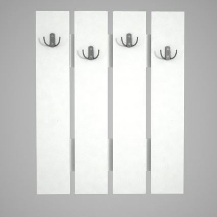 Wall hanger ANITA 80x64,7 cm white