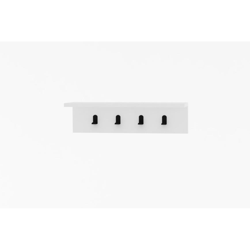 Wall hanger AYLA 14,5x60 cm white