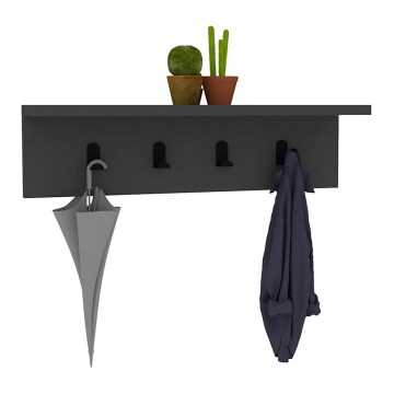 Wall hanger AYLA 14x60 cm anthracite