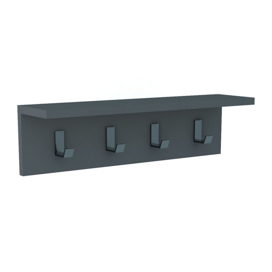 Wall hanger AYLA 14x60 cm anthracite