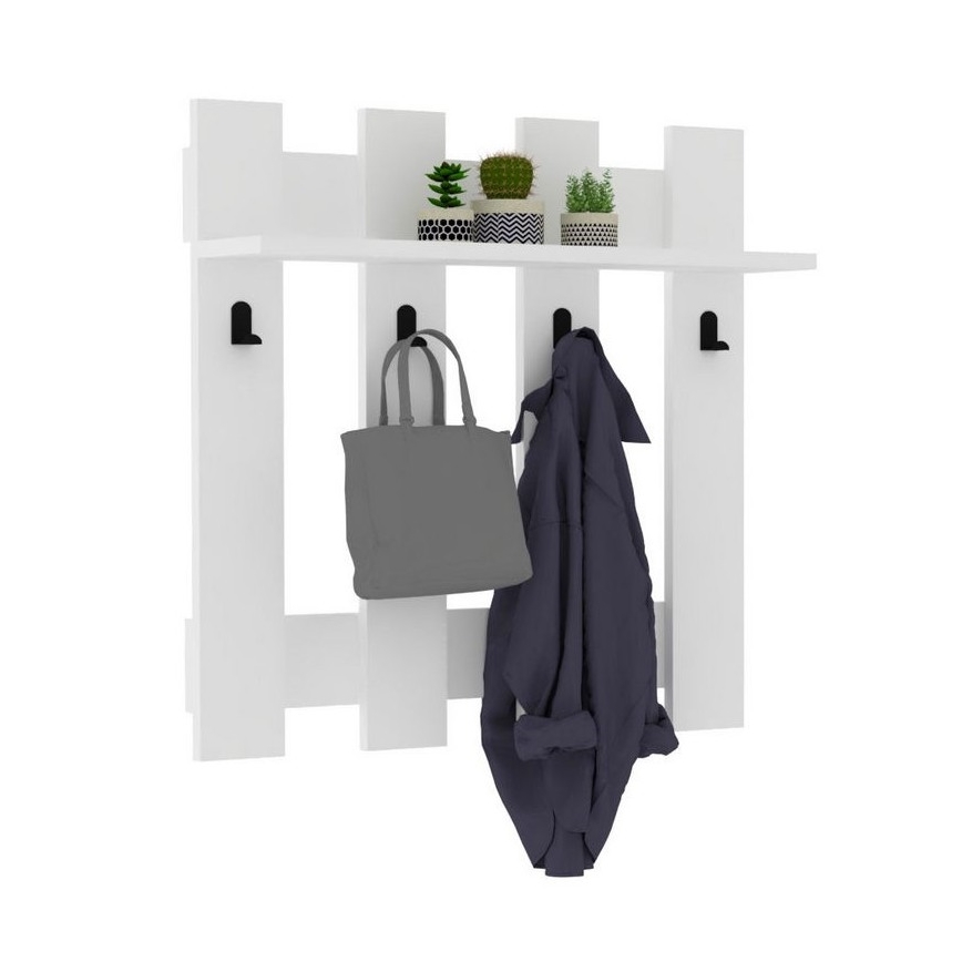 Wall hanger CARINA 70x70 cm white