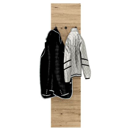 Wall hanger CORICA 145x35 cm oak artisan