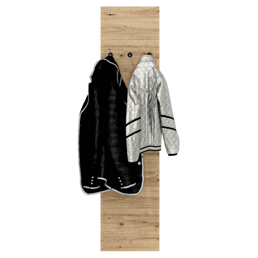 Wall hanger CORICA 145x35 cm oak artisan