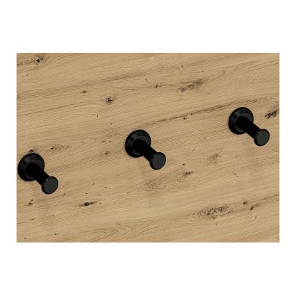 Wall hanger CORICA 145x35 cm oak artisan