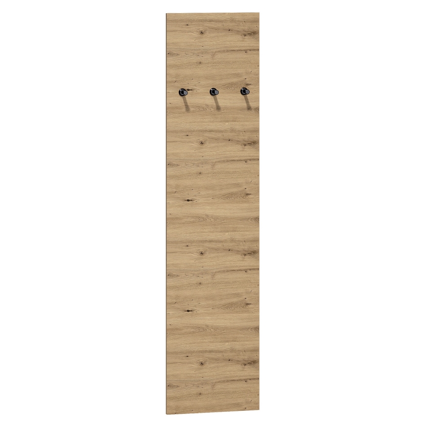 Wall hanger CORICA 145x35 cm oak artisan