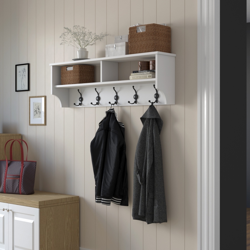 Wall hanger RANI 120x37,2 cm white