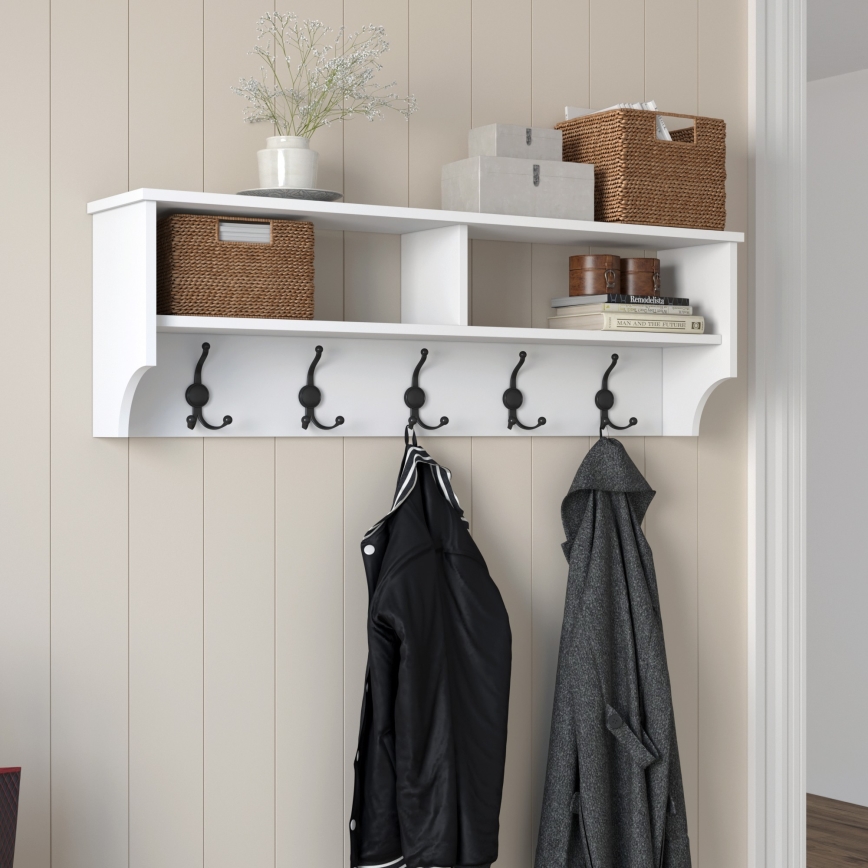 Wall hanger RANI 120x37,2 cm white