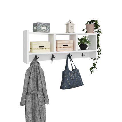 Wall hanger STAR 35x76 cm white