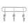 Wall hanger TWIST 13,3x25,3 cm shiny chrome