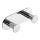 Wall hook 11.5 x 4.5 cm – stainless steel/silver