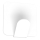 Wall hook 4x4 cm white