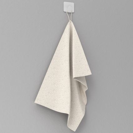 Wall hook 4x4 cm white