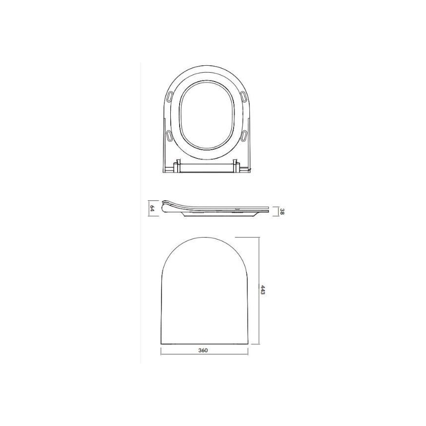 Wall-hung CITY OVAL toilet + SoftClose CITY OVAL toilet seat + SIGMA flush plate + concealed cistern module + insulating gasket