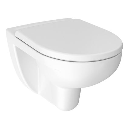 Wall-hung toilet LYRA Rimless + LYRA SoftClose toilet seat + DUAL flush plate + concealed cistern module + insulation pad