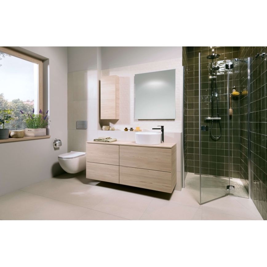 Wall-hung toilet MIO Vortex + MIO SoftClose toilet seat + DUAL flush plate + concealed cistern module + insulation pad