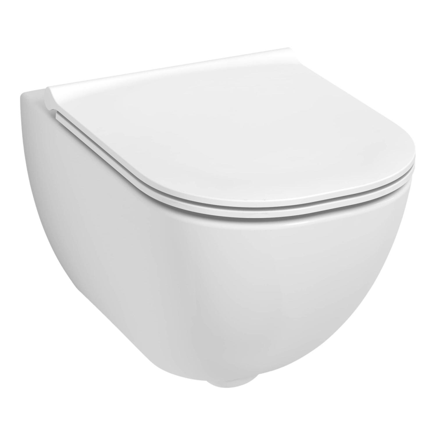 Wall-hung toilet MIO Vortex + MIO SoftClose toilet seat + DUAL flush plate + concealed cistern module + insulation pad