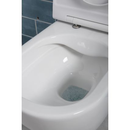 MIO Rimless wall-hung toilet + MIO Soft-Close toilet seat + DUAL dual-flush plate + concealed cistern module + insulation pad