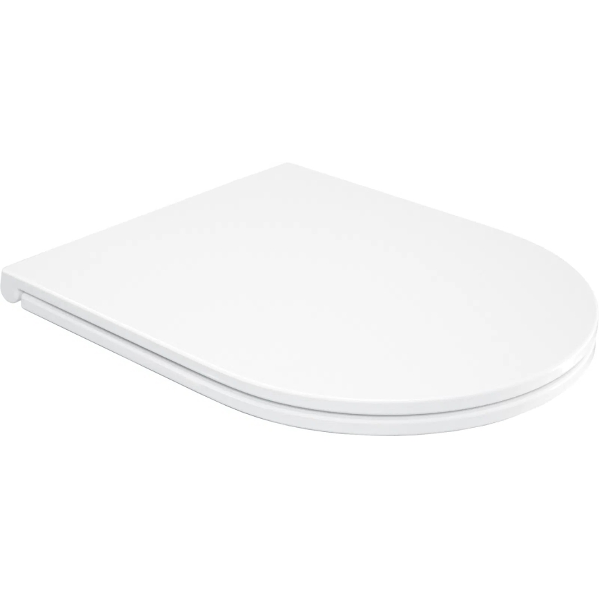 ROUND wall-hung toilet + SoftClose ROUND toilet seat + SIGMA flush plate + in-wall module + insulation pad