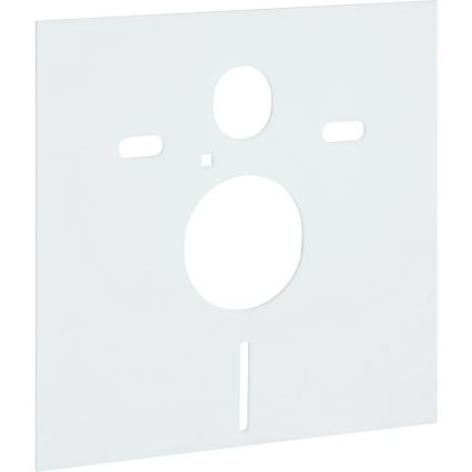 ROUND wall-hung toilet + SoftClose ROUND toilet seat + SIGMA flush plate + in-wall module + insulation pad