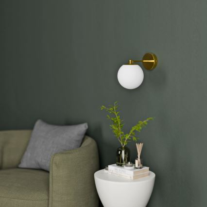 Wall lamp 1xE27/40W/230V gold/white