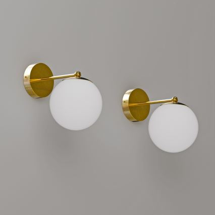 Wall lamp 1xE27/40W/230V gold/white