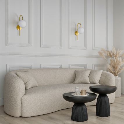 Wall lamp 1xE27/40W/230V gold/white