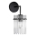 Wall lamp 1xE27/60W/230V black/clear