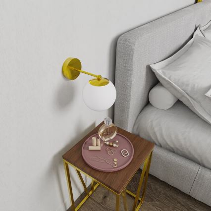 Wall lamp 1xG9/40W/230V gold/white