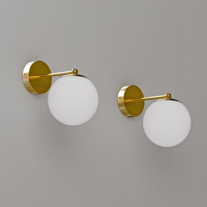 Wall lamp 1xG9/40W/230V gold/white