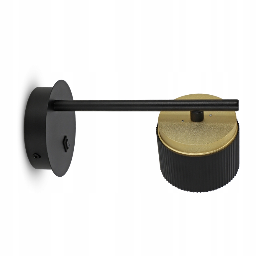 Wall lamp 1xGX53/35W/230V black/gold