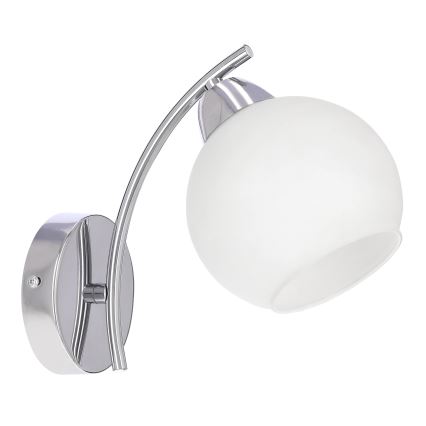 Wall lamp AMOS 1xE27/40W/230V shiny chrome