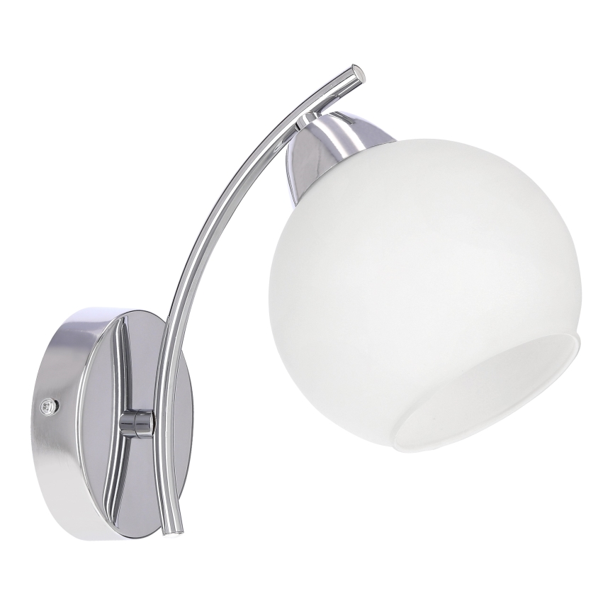 Wall lamp AMOS 1xE27/40W/230V shiny chrome
