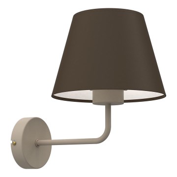 Wall lamp ARDEN 1xE27/15W/230V beige/brown