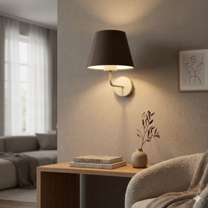 Wall lamp ARDEN 1xE27/15W/230V beige/brown