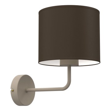 Wall lamp ARDEN 1xE27/15W/230V beige/brown