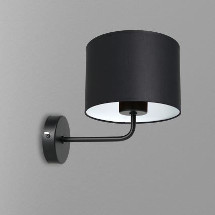 Wall lamp ARDEN 1xE27/60W/230V black/white