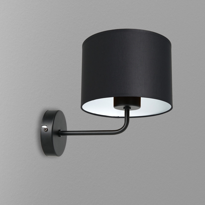 Wall lamp ARDEN 1xE27/60W/230V black/white