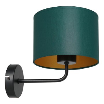 Wall lamp ARDEN 1xE27/60W/230V green/gold