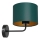 Wall lamp ARDEN 1xE27/60W/230V green/gold
