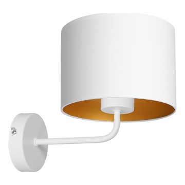 Wall lamp ARDEN 1xE27/60W/230V white/gold