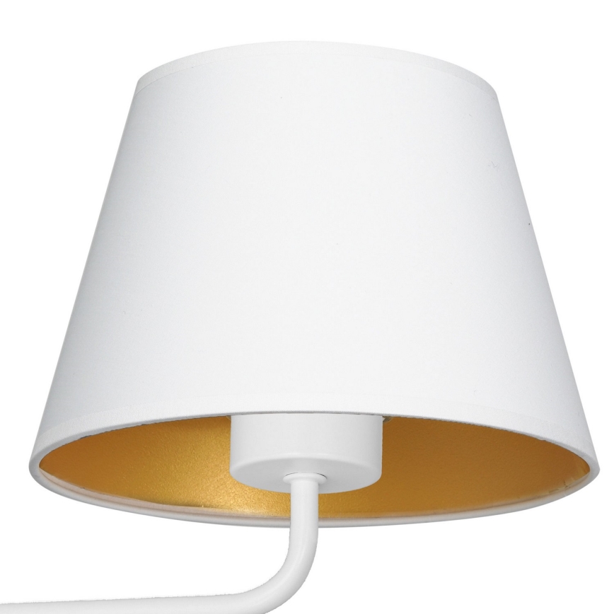 Wall lamp ARDEN 1xE27/60W/230V white/gold