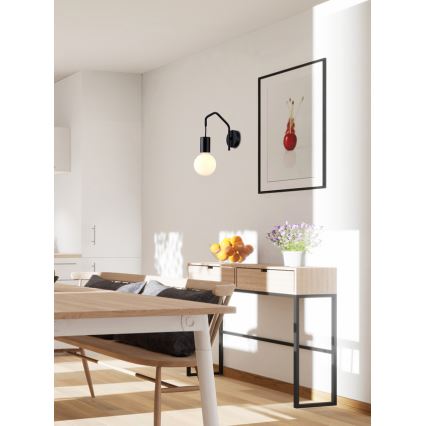 Wall lamp BASSO 1xE27/40W/230V black