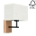 Wall lamp BOHO 1xE27/25W/230V oak – FSC certified