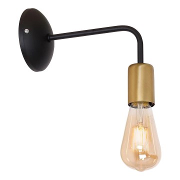 Wall lamp BRENDA 1xE27/60W/230V black/golden