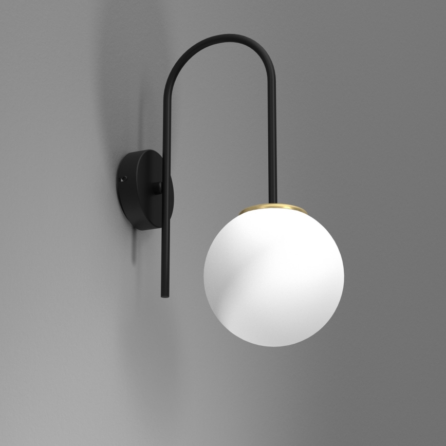 Wall lamp CAMBRIDGE 1xE14/60W/230V black/brass