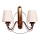 Wall lamp CLASSIC 2xE27/40W/230V bronze/beige