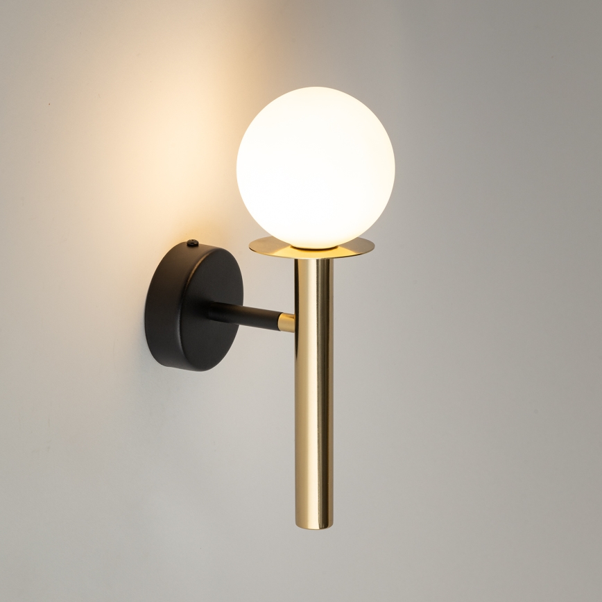 Wall lamp DAISY 1xG9/12W/230V gold/black/white